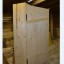 Деревянная щитовая клеенная дверь на шпонках в блоке с коробкой